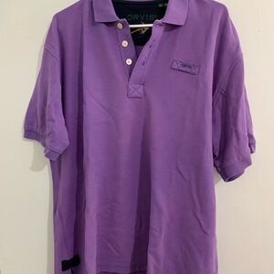 Orvis Men's Purple Polo Shirt
